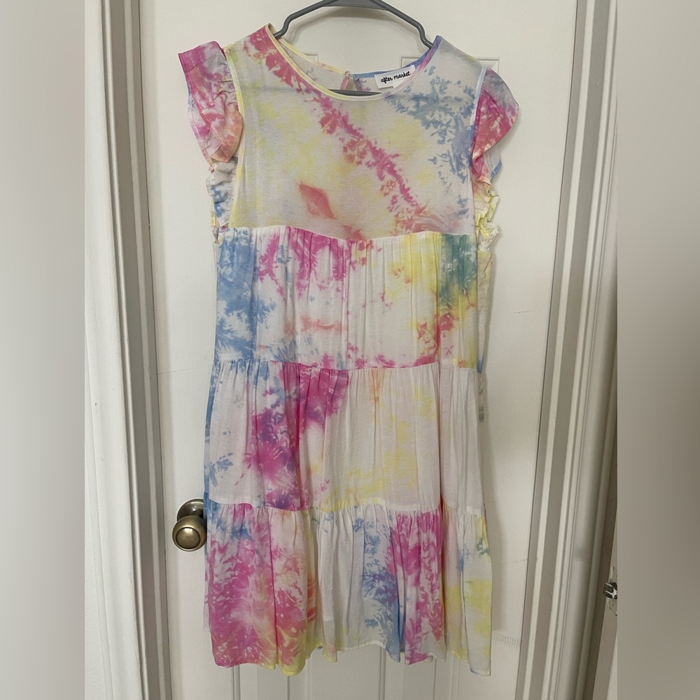 After Market Colorful Tie-Dye Dress